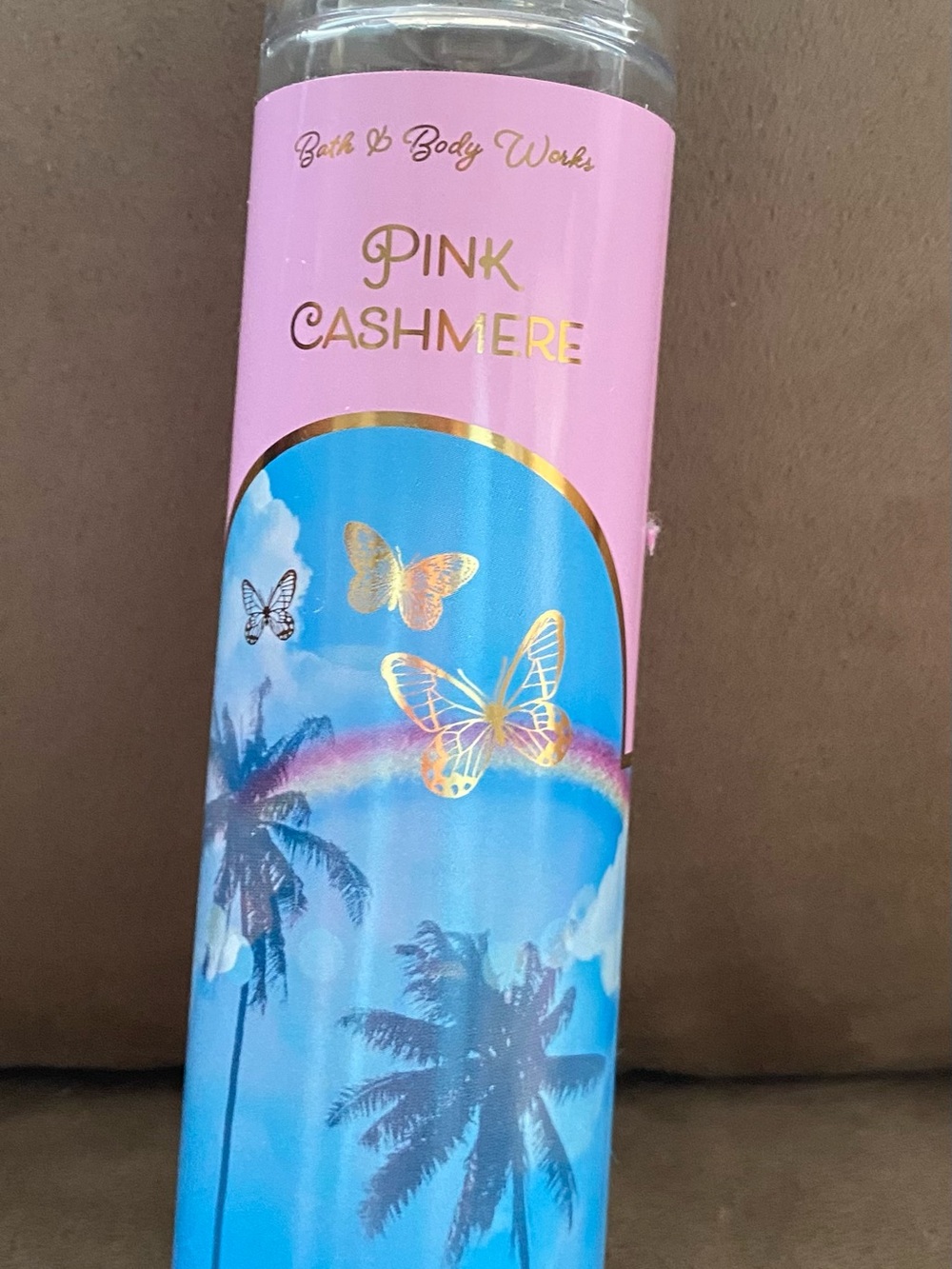 Bath & Body Works Pink Cashmere Body Mist in Pink & Blue
